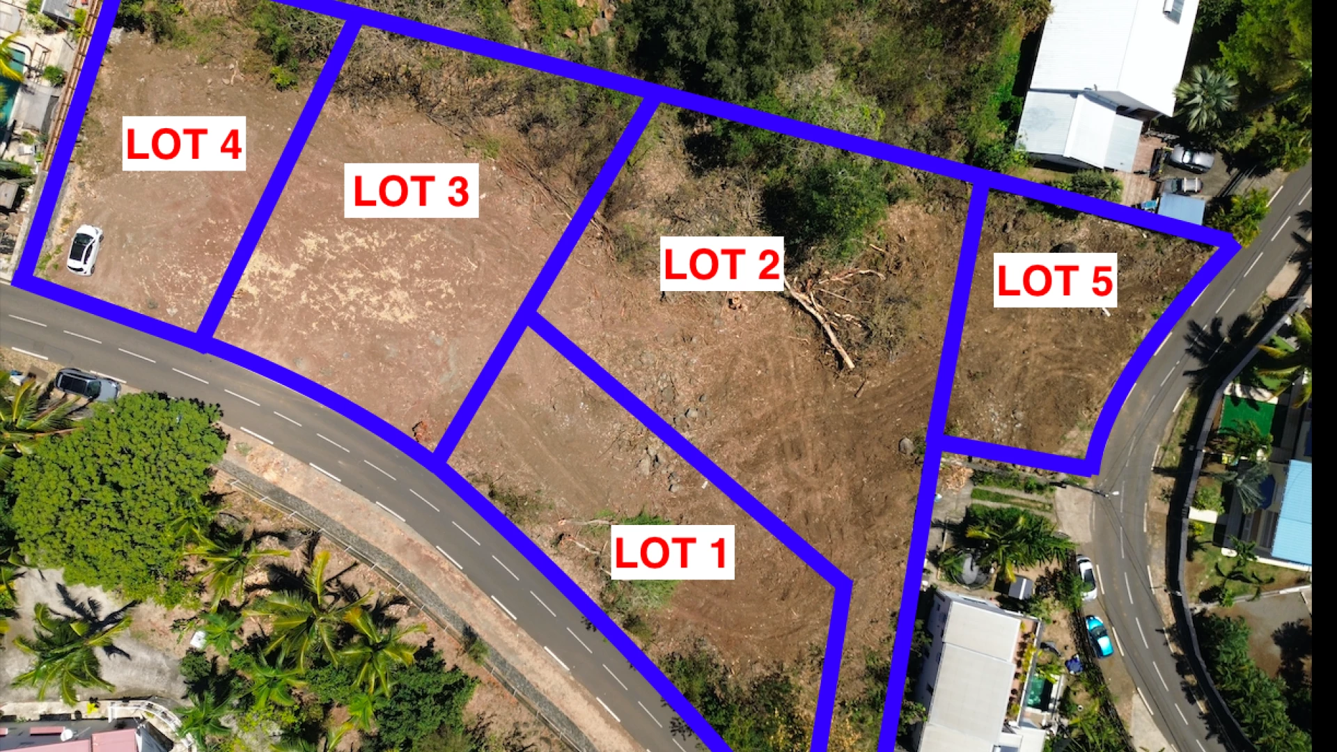 EXCLUSIVITE A LA POSSESSION (BOEUF MORT) -  5 PARCELLES DE TERRAIN